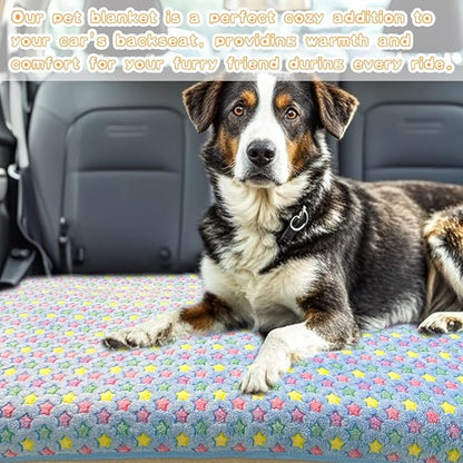 Dog Blankets for Medium Large Dogs, 3 Pack Washable Pet Throw 41" x 31" - Image 6