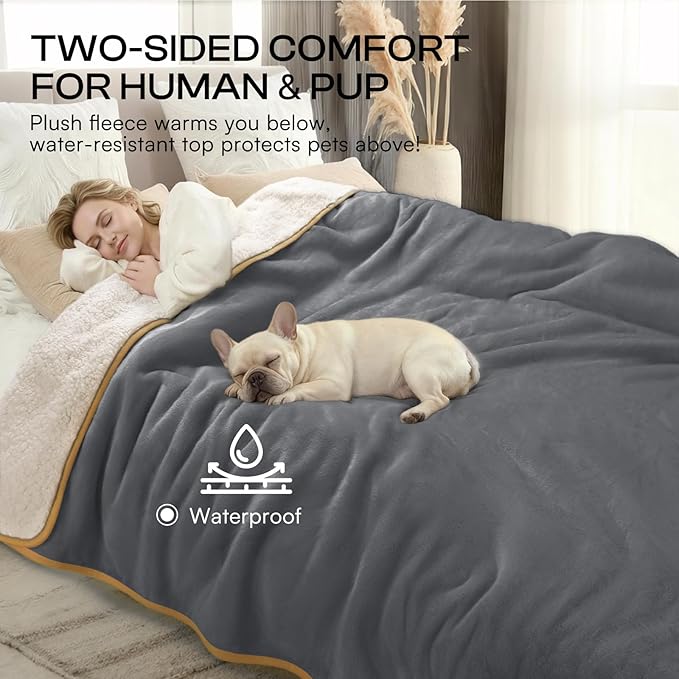 Luciphia Waterproof Pet Blanket, Liquid Pee Proof Dog Blanket - Image 5