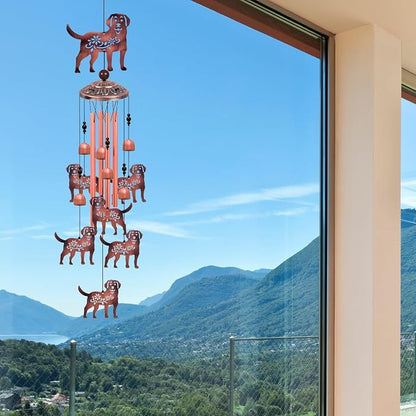 Outdoor Dog Wind Chimes, Gifts for Mom & Grandma & Woman & Family & Neighbor - Image 8