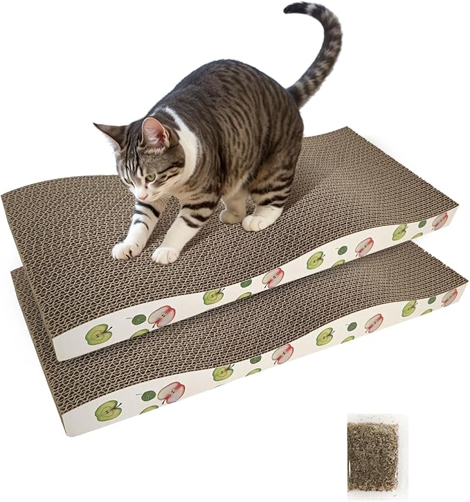 Cat Scratching Board, Corrugate Cat Scratcher by TIMHAKA