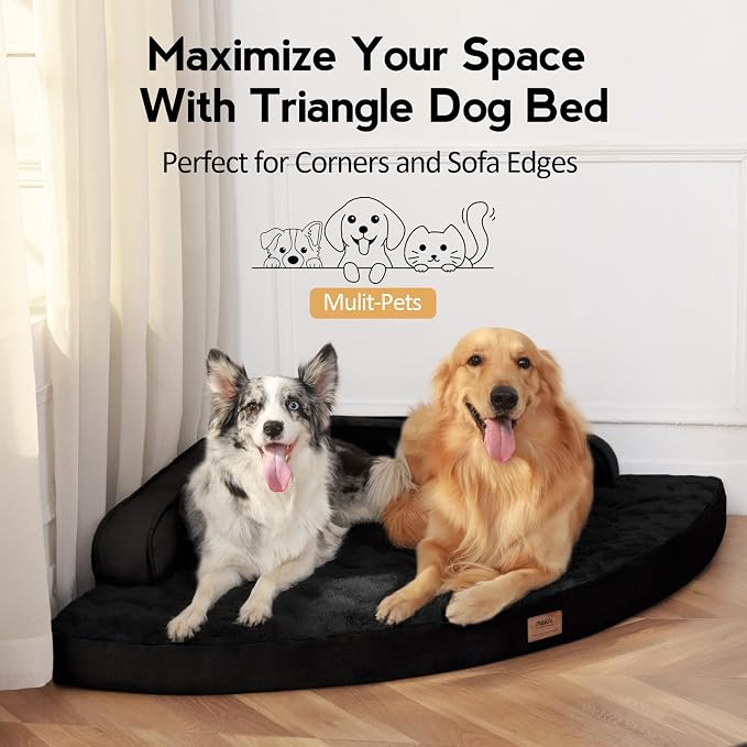 Large Orthopedic Dog Bed with Sides XXXL Dog Beds with Removable Washable Cover - Image 4