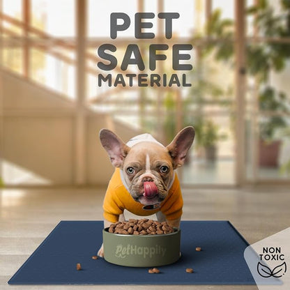 Dog Food Mat - 24x15 Raised Edges Dogs Mat - Image 3