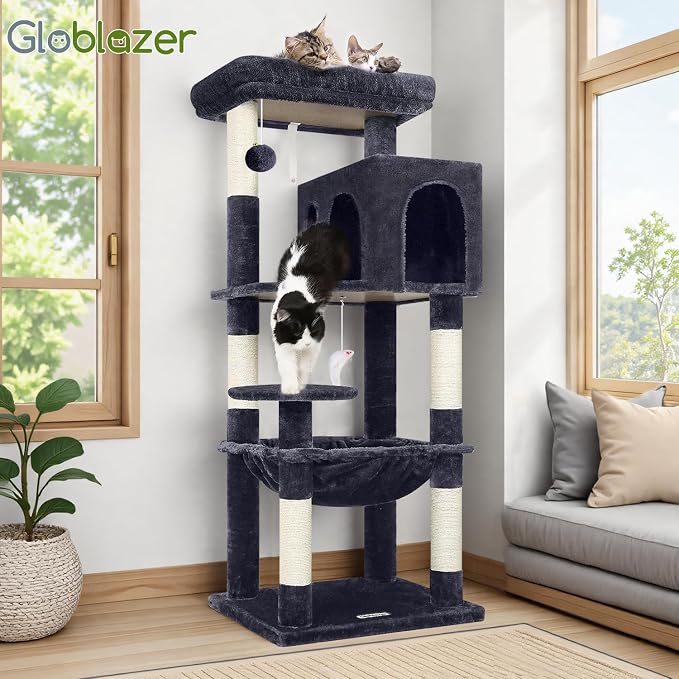 Globlazer Cat Tree Tower with Scratching Post - Image 7