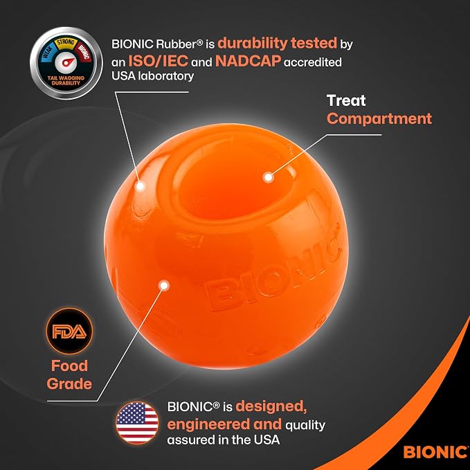 BIONIC Ball Dog Toy, Small - Image 3