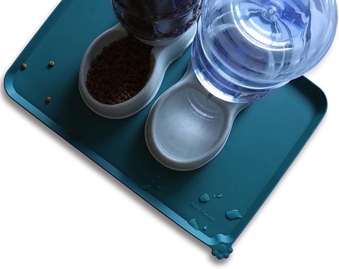 Hoki Found Large Silicone Pet Food Mats Tray - Image 5
