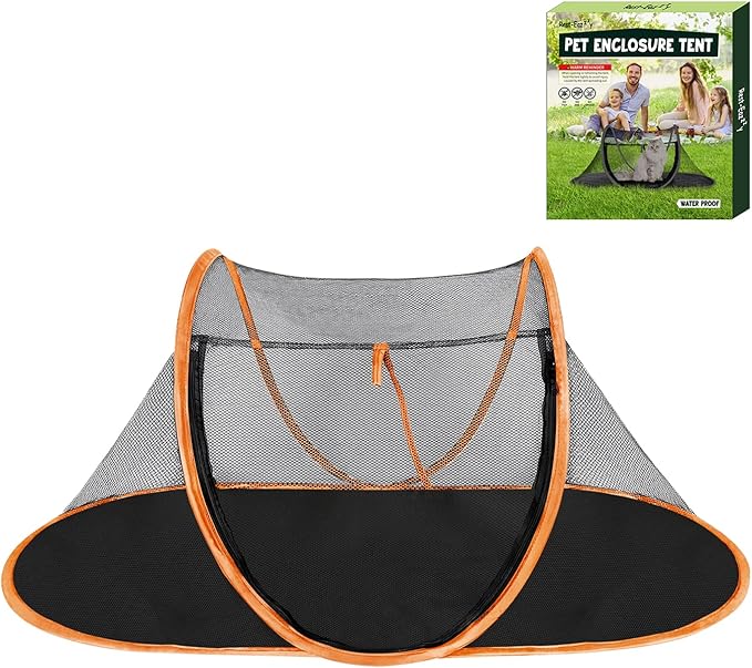 Cat Tent Outdoor, Pet Enclosure Tent Suitable by Rest-Eazzzy