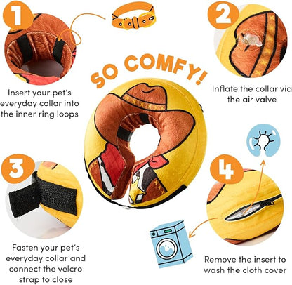 BENCMATE Inflatable Dog Cone Collar Alternative, Soft Dog Cone - Image 2