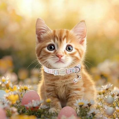 2 Pack Easter Bunny Cat Collars - Image 5