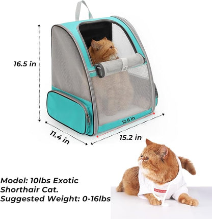 Lollimeow Cat Backpack Carrier, Airline Approved, Safe - Image 2