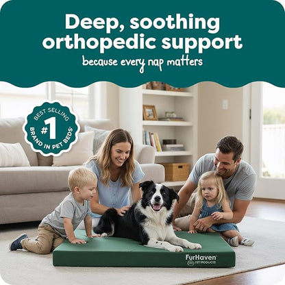 Furhaven Water-Resistant Orthopedic Dog Bed - Image 2