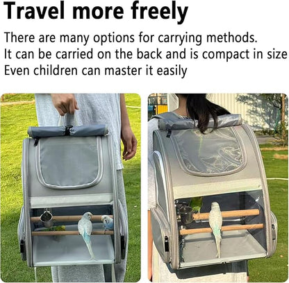 Bird Carrier, Travel Bird Cage, Bird Backpack - Image 6