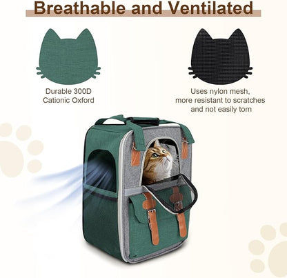 Cat Carrier Backpack, Airline Approved Mesh Dog Backpack - Image 4