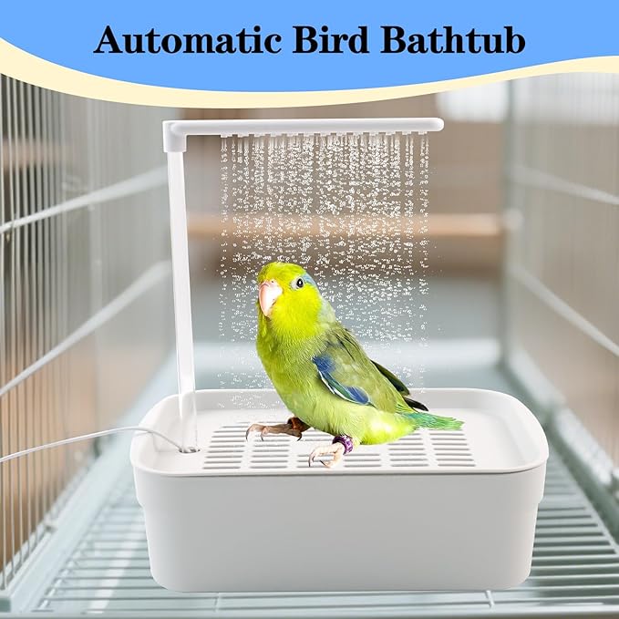 Automatic Bird Shower with Pump, Electric Bird Bath - Image 3
