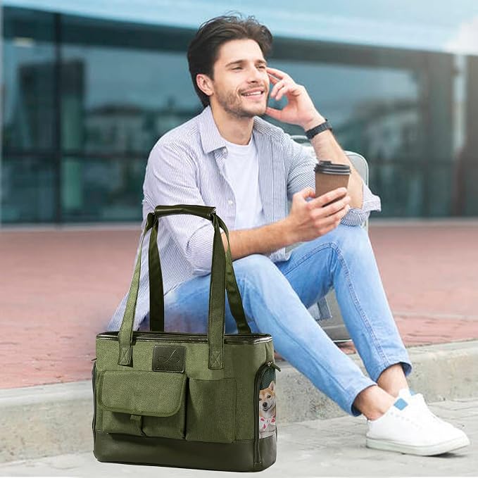 Dog Carrier, Cat Carrier, Pet Carrier, Foldable Waterproof Premium Oxford Cloth - Image 7
