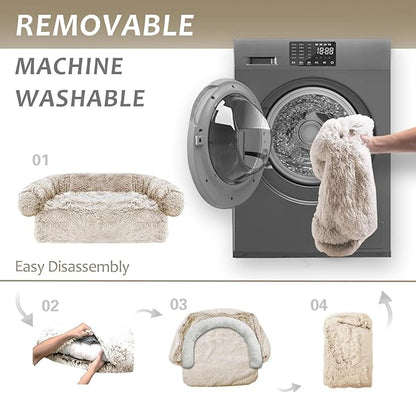 Tinaco Calming Dogs/Cats Bed Mats, Dog Pad Washable Removable Couch Cover - Image 5
