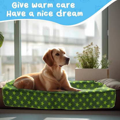 Eccliy 20 Pcs Puppy Blanket Pet Soft Fleece Dog Blankets Warm Felt Throw Sleep - Image 3