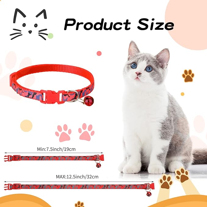Yunsailing 24 Pcs Cat Collars - Image 2