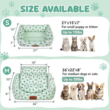 Rectangle Cat Dog Bed for Large Medium Small Pets Indoor Outdoor Machine - Image 2