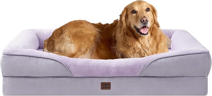EHEYCIGA Orthopedic XL Dog Bed for Large Sized Dog, Waterproof Liner & Washable by EHEYCIGA