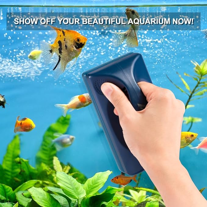 Aquarium Mini Magnetic Scrubber Scraper Small Fish Tank Cleaner Nano Glass - Image 7
