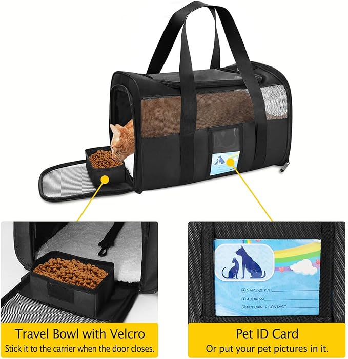 Refrze Pet Carrier Airline Approved, Cat Carriers - Image 4