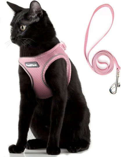 PetiFine Extra Small Step in Dog Harness and Leash Set, Cat Harness and Leash by PetiFine