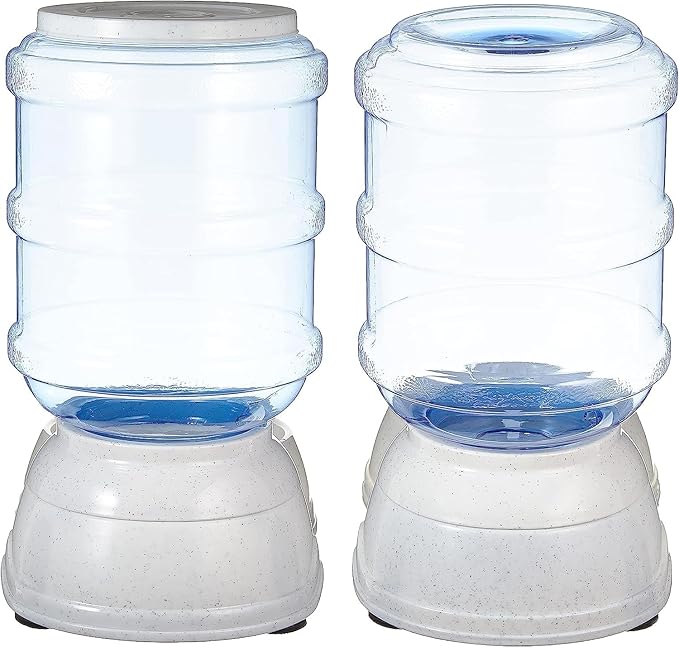 Amazon Basics Automatic Pet Water Dispenser and Gravity Food Feeder Set - Image 6