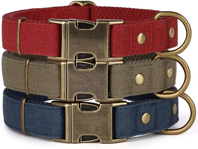 PET ARTIST Dog Collars for Small Dogs, Soft Padded Premium Nylon Dog Collar by PETARTIST