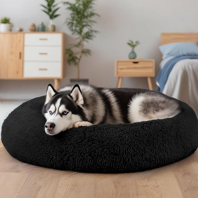 Extra Large Dog Beds, 36 Inch Human Dog Anxiety Relief Comfort Bed, - Image 5