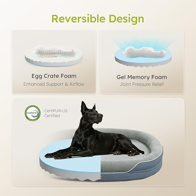 XXL Orthopedic Dog Bed, 53 in. Dog Bed - Image 3