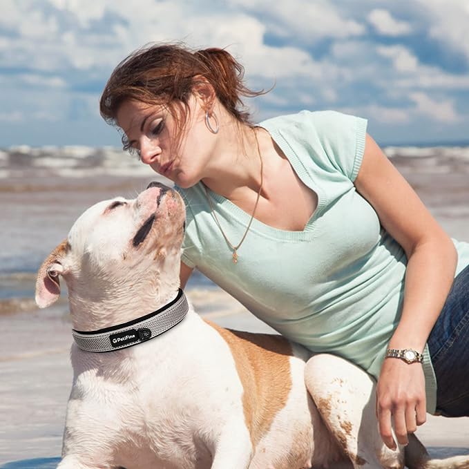 PetiFine Dog Collar for Large Dogs, Neoprene Padded and Adjustable, Reflective - Image 7