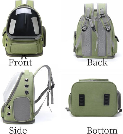Cat Bubble Backpack, Breathable Cat Backpack Carrier Large Space Pet Travel - Image 3