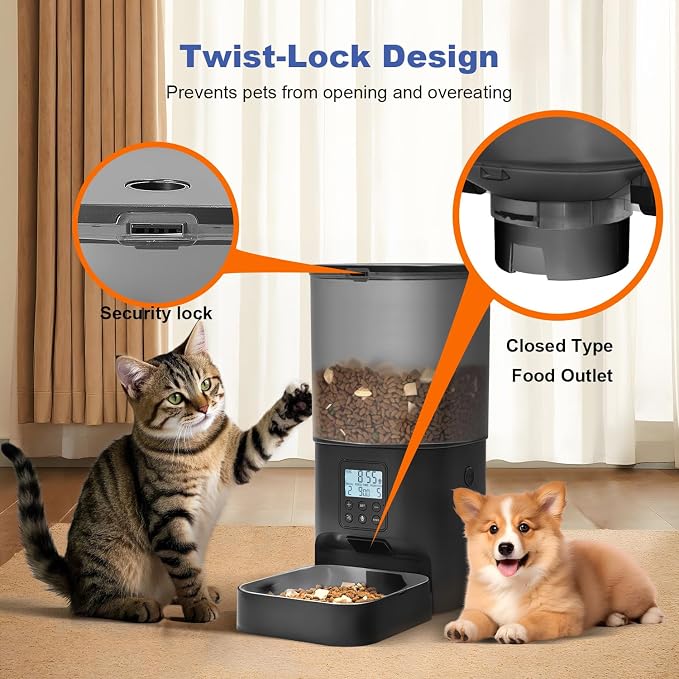 Automatic Cat Feeder, Cat Food Dispenser - Image 9