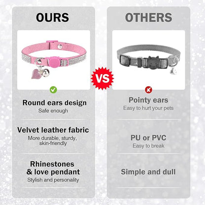Rhinestone Cat Collar Breakaway - Image 4
