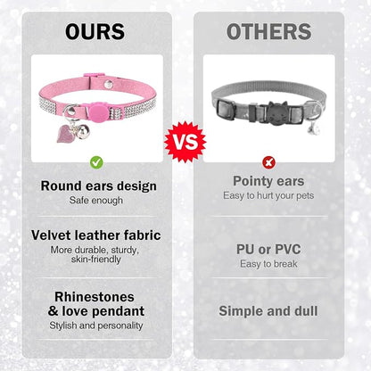 Rhinestone Cat Collar Breakaway - Image 4