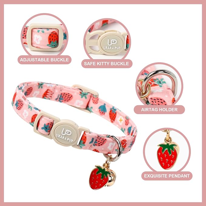 Cat Collar, Cat Collar with Bell, - Image 2