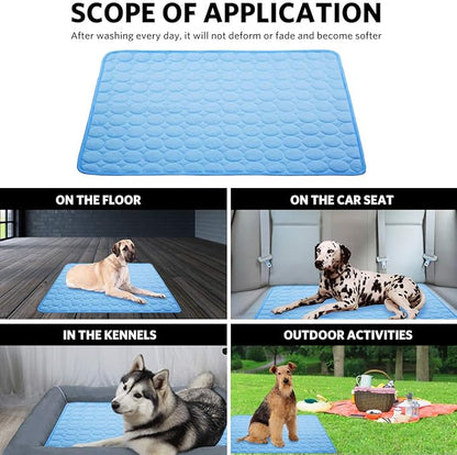 Dog Cooling Mat Pet Cooling Pads Dogs & Cats Pet Cooling Blanket - Image 4