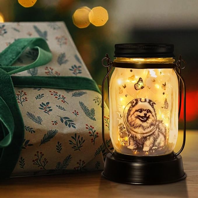 kyoryuger Pomeranian Gifts for Women/Men Pomeranian Solar Lanterns Dog Mom - Image 2