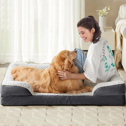 Orthopedic Dog Bed for Medium Dogs, Egg Crate Foam Bed for Medium Dogs - Image 6