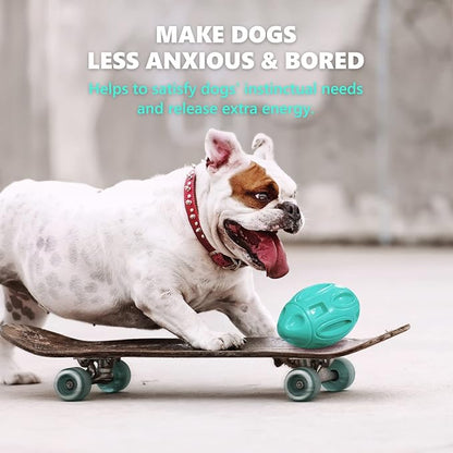 EASTBLUE Squeaky Dog Toys for Aggressive Chewers: Rubber Interactive Puppy Ball - Image 3