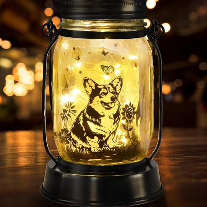 kyoryuger Corgi Gifts for Women/Men Corgi Solar Lanterns Dog Mom Birthday Dog by kyoryuger