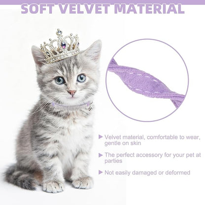 EXPAWLORER Soft Velvet Safe Cat Collars - Image 4