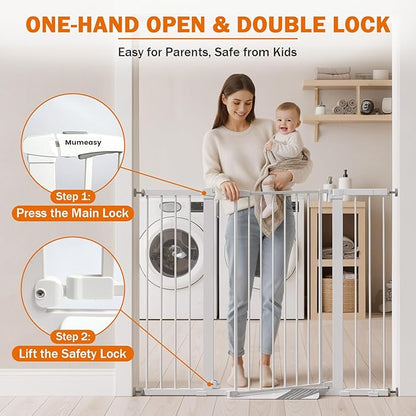 Mumeasy 36" Extra Tall Baby Gate - Image 3