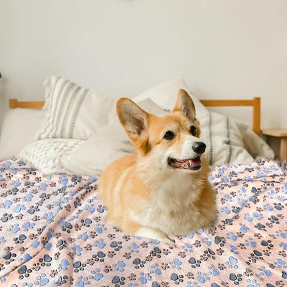 Dog Blankets for Medium Large Dogs, 3 Pack Pet Blanket Washable 41" x 31" - Image 6
