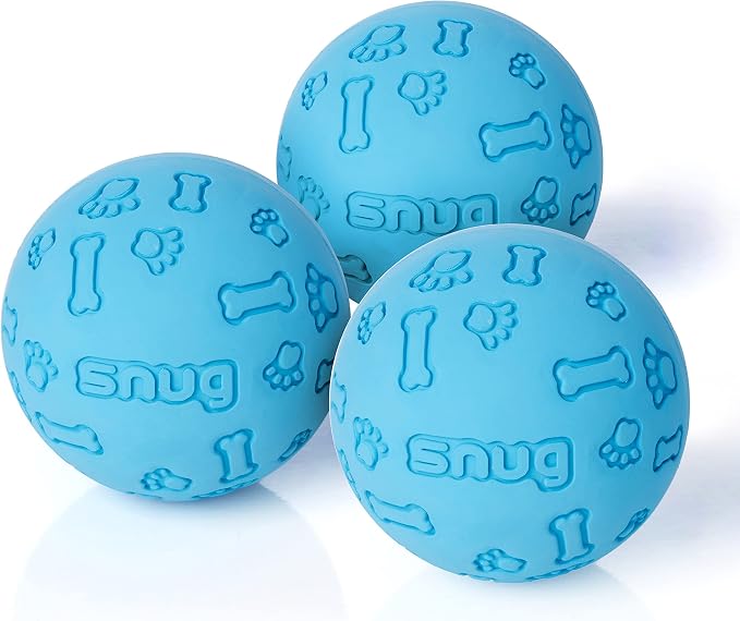 Snug Rubber Dog Balls for Small and Medium Dogs by Snug
