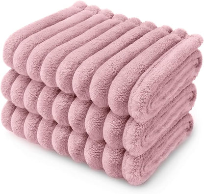 LINENLUX 1 Pack 3 Soft Fleece Dog Blanket by LINENLUX