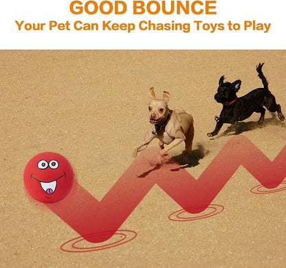 Squeaky Dog Toys Chewing Durable Teething Latex Rubber Soft Interactive Fetch - Image 4
