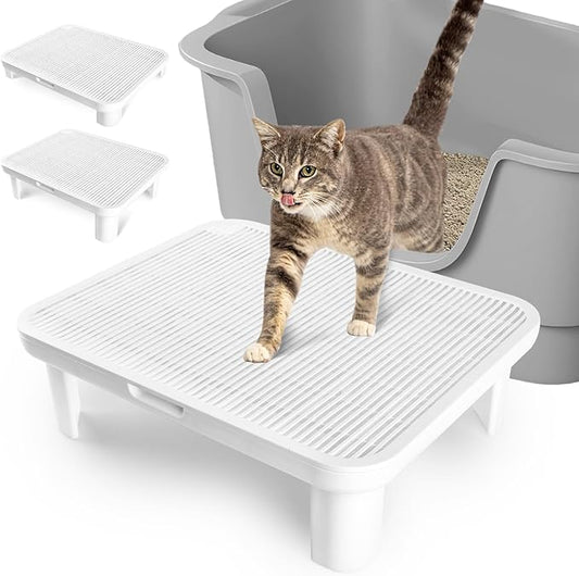 Adjustable Cat Step Ramp, Double Layer Litter Box Step by Bartuke