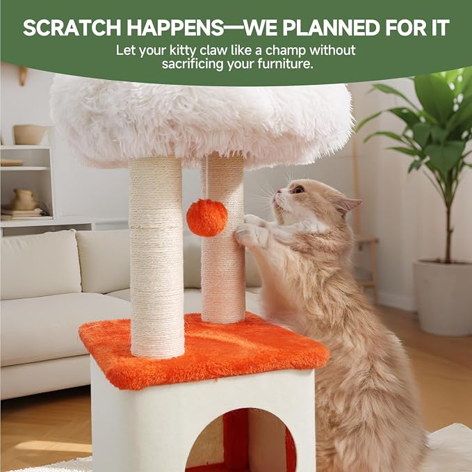 37.4-inch Cat Tree, Cat Tree Tower - Image 3