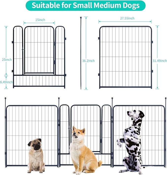 Dog Playpen Portable Outdoor Dog Fence, Dog Playpen - Image 3